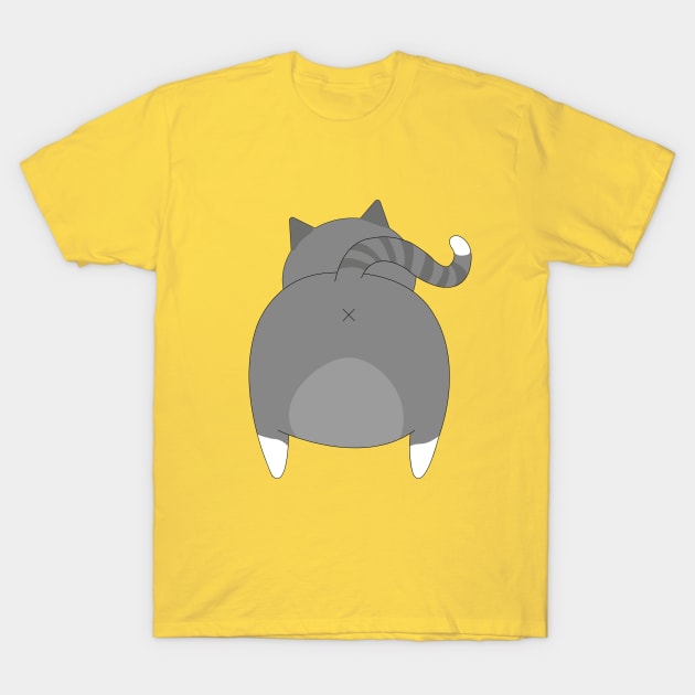 Cat butt T-Shirt by Krisco